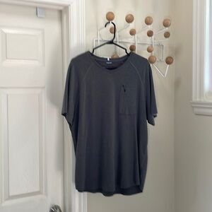 Kit and Ace - Loose Baggy Zip Pocket Oversized Shirt - Grey - Large